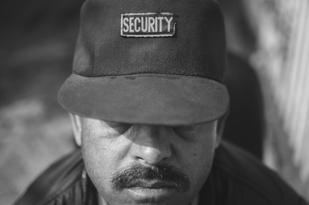 security officer monitoring store
