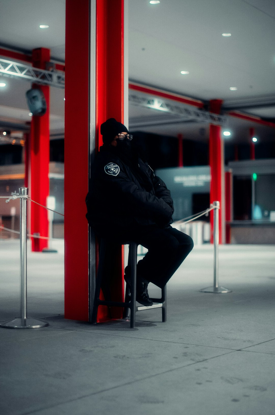store security guard watching